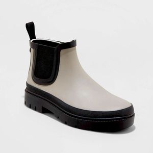 Universal Thread | NWT Gray Kaden Waterproof Chelsea Lug Ankle Boots Women's 9